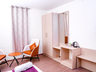 Spacious suite room at Casa Hotel & Suites near US Consulate