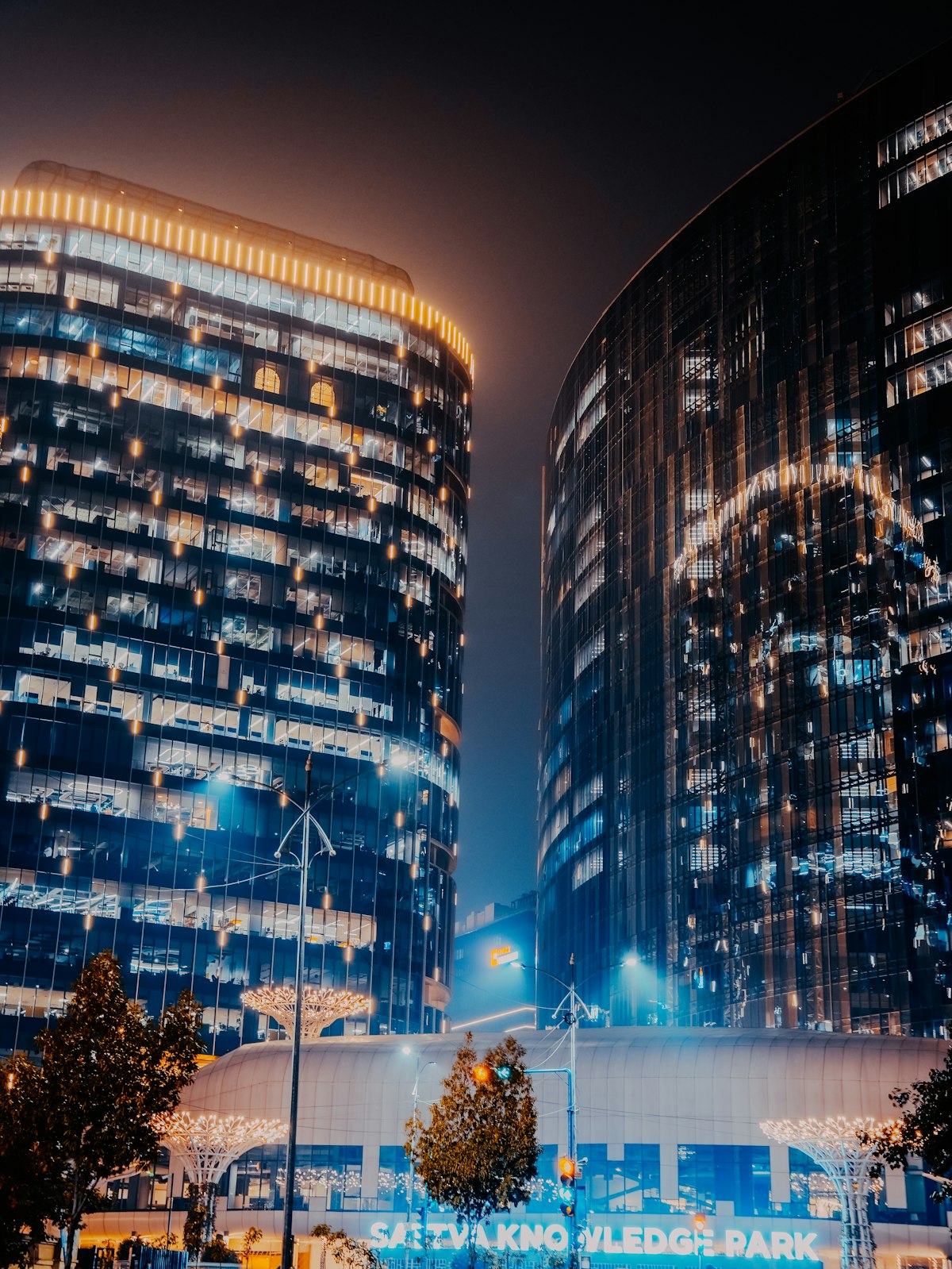 Office towers in Hitech City, Hyderabad